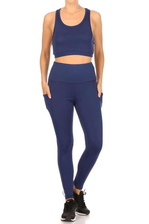 2-Piece Sports Bra and Tummy Control Athleisure Set - Image 3
