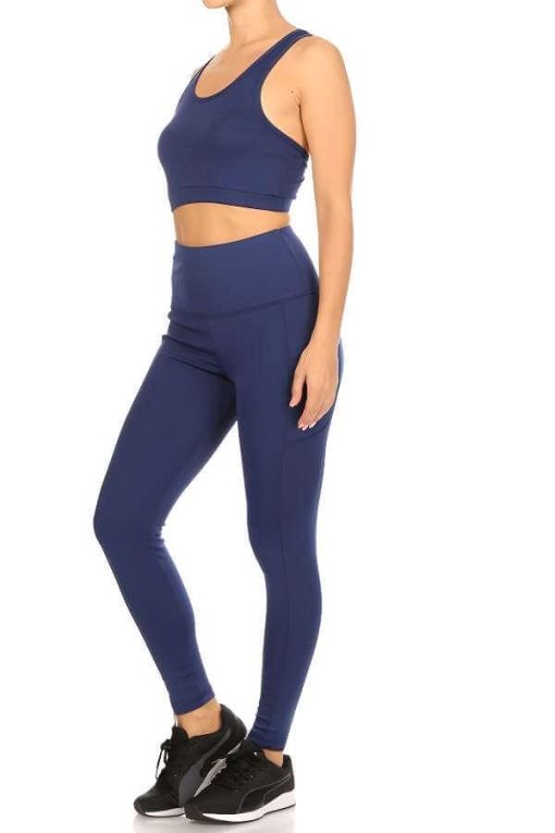 2-Piece Sports Bra and Tummy Control Athleisure Set - Image 4
