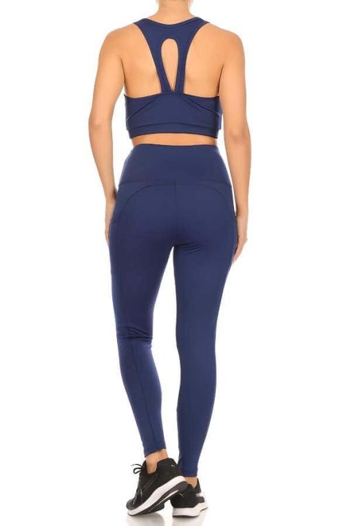2-Piece Sports Bra and Tummy Control Athleisure Set - Image 6