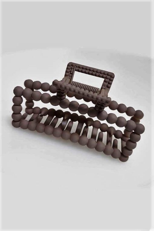 Acrylic Matte Bauble Hair Claw-Rectangle - Image 4