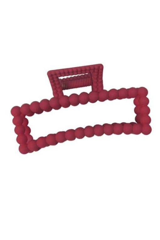 Acrylic Matte Bauble Hair Claw-Rectangle - Image 5