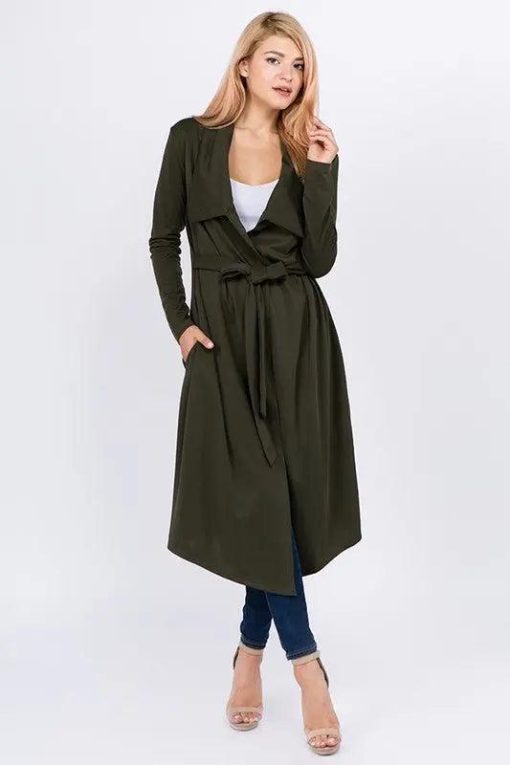 Midi Cardigan Women - Wrap Midi Cardigan - Image 4