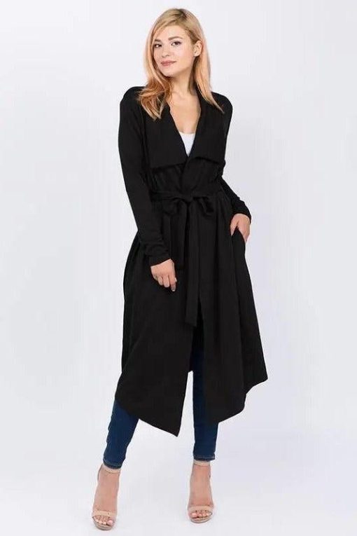 Midi Cardigan Women - Wrap Midi Cardigan - Image 6