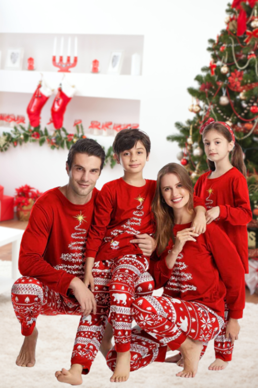 Baby Home for the Holidays Christmas Print Pajamas - Image 3