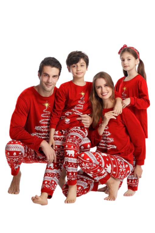 Baby Home for the Holidays Christmas Print Pajamas - Image 4