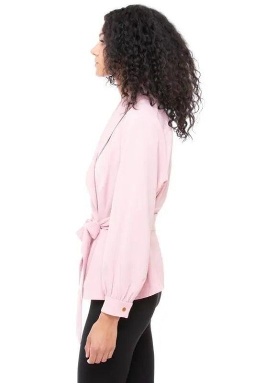 Crepe Blazer Jacket - Lightweight Blazer Jacket Women - Image 5