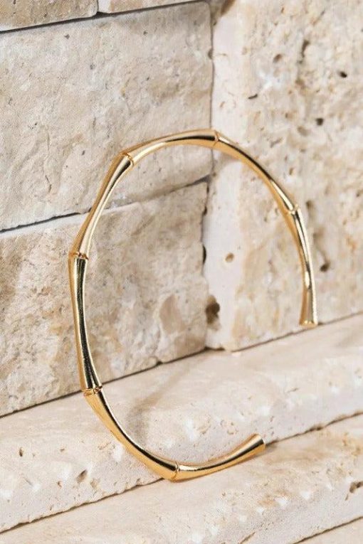 Bamboo Cuff Bracelet | Women's Cuff Bracelets - Image 5