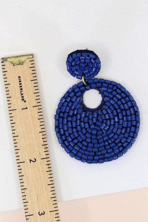 Beaded Dangle Earrings | Womens Fashion Earrings - Image 4