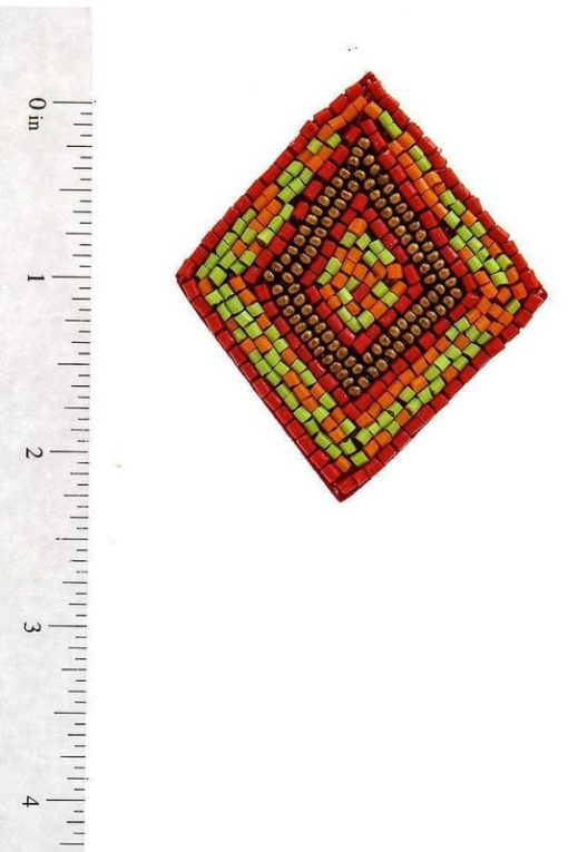 Beaded Geo Earrings - Image 4
