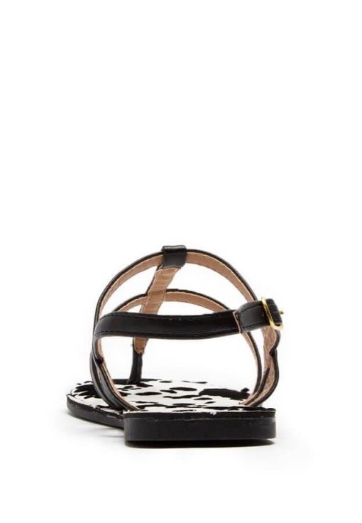 Black Strappy Sandals | Women's Summer Sandals - Image 4