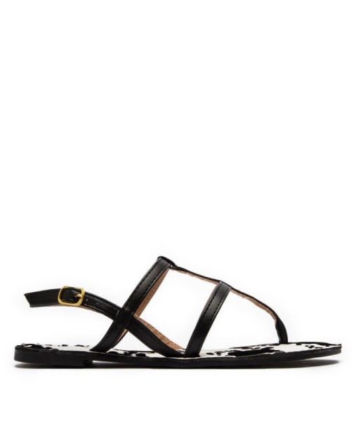 Black Strappy Sandals | Women's Summer Sandals - Image 5
