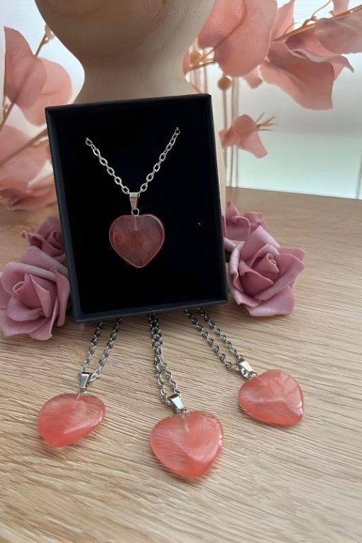 Blissful Stone Heart Necklace | Womens' Necklaces - Image 3