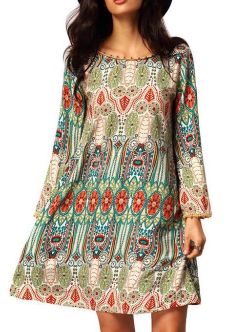 Boho Dress with Pom Details | Womens Summer Dresses - Image 4