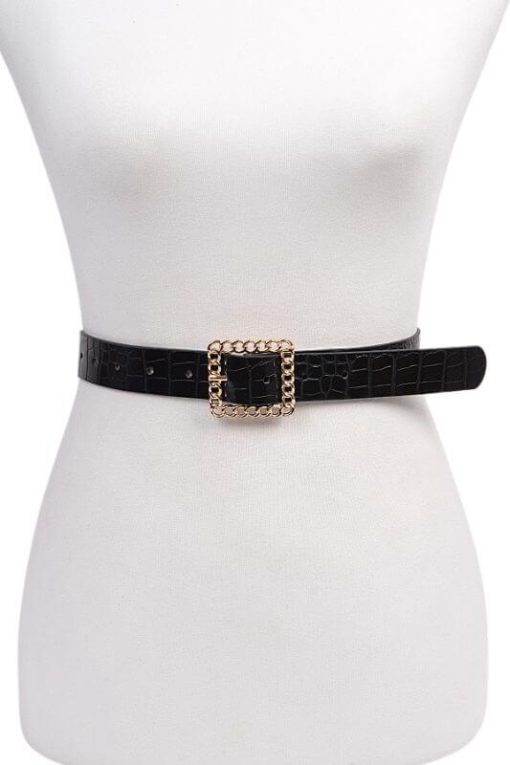 Womens Belts - Black Belts - Mature Women's Clothing - Image 3