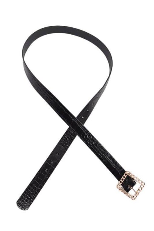 Womens Belts - Black Belts - Mature Women's Clothing - Image 4