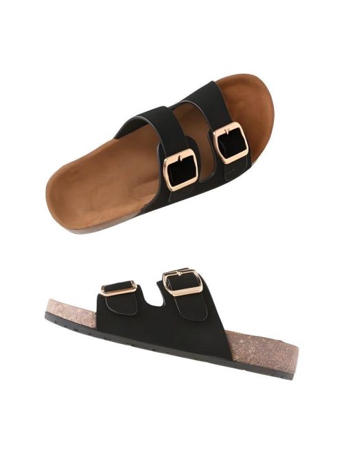 Buckled Slide Sandals - Image 4
