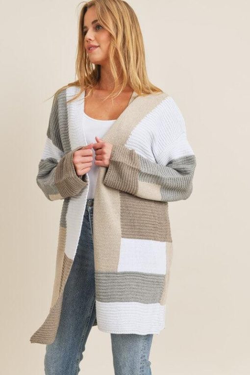 Carley Color Block Cardigan - Image 3