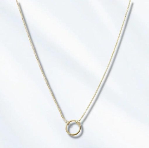 Charming Never-Ending Circle Necklace - Image 4