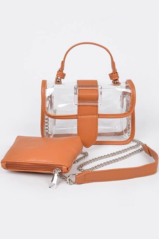 Clear Gameday Stadium Crossbody | Gameday Handbags - Image 4
