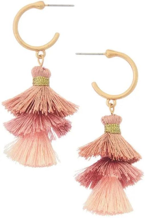 Color Me Pretty Pom Earrings Jewelry - Image 3