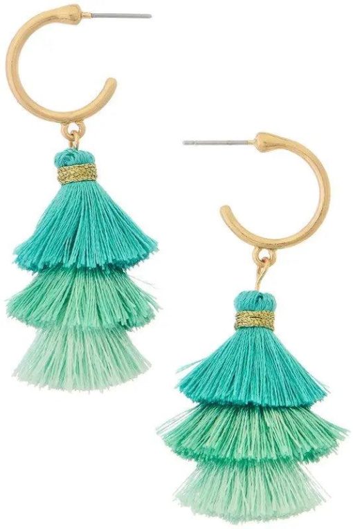 Color Me Pretty Pom Earrings Jewelry - Image 4