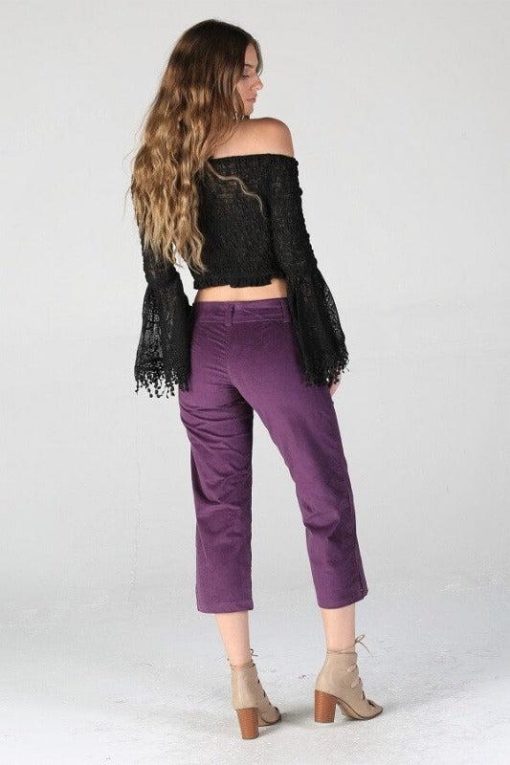 Corduroy Capris Pants | Women's Capris - Image 3