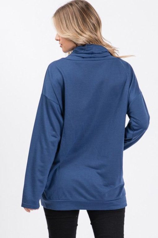 Cowl Neck Tunic with Pockets Jolie Vaughan Mature Women's Online Clothing - Image 5