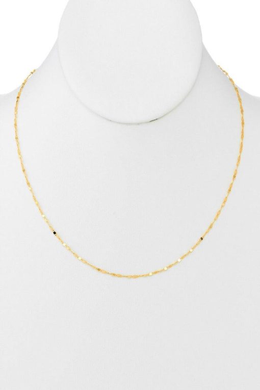 Shop Our Elegant Gold & Silver Necklaces - Dainty Flat Round Necklace