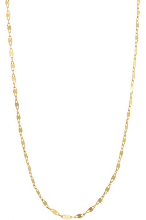Shop Our Elegant Gold & Silver Necklaces - Dainty Flat Round Necklace - Image 4