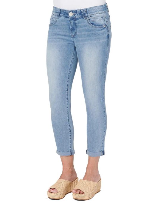 Democracy "Ab" solution Ankle Skimmer Light Wash