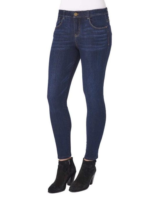 Democracy Luxe High Rise "Ab" Solution® Ankle Length Skinny Jeans