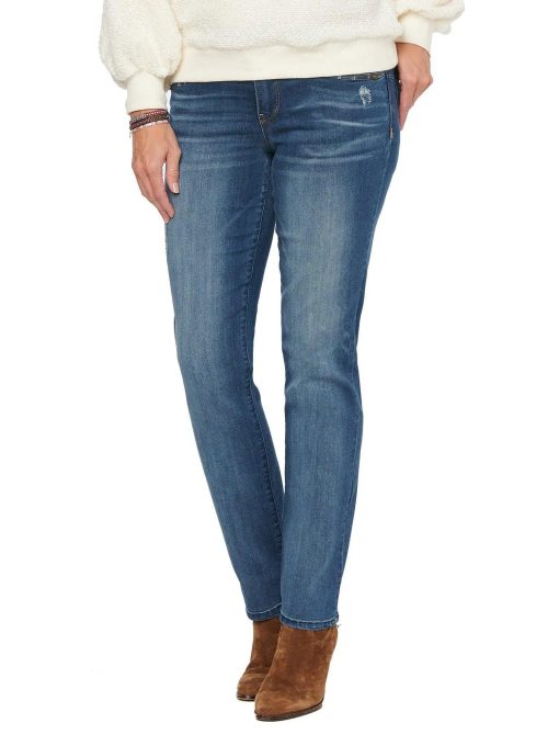 Democracy Stretch Blue Denim "Ab"solution® Straight Leg Jean