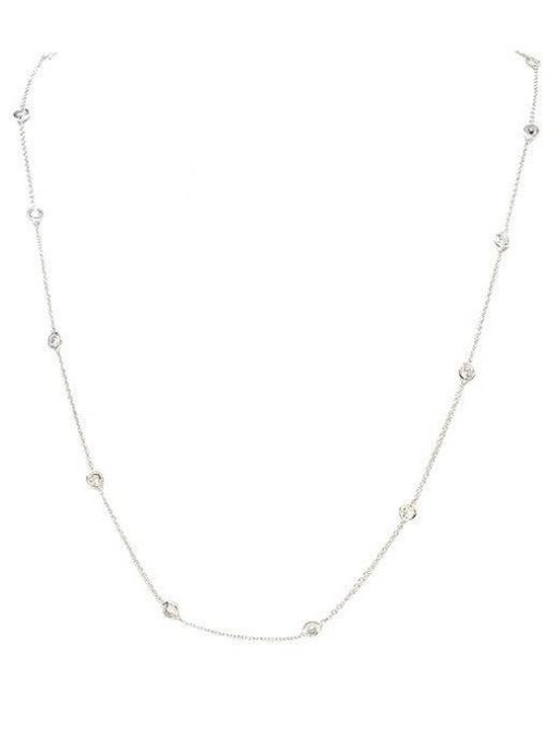 Diamond By the Yard Chain Necklace Jewelry