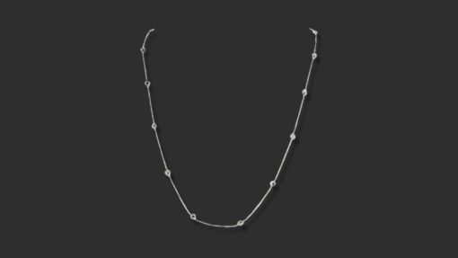 Diamond By the Yard Chain Necklace Jewelry - Image 4