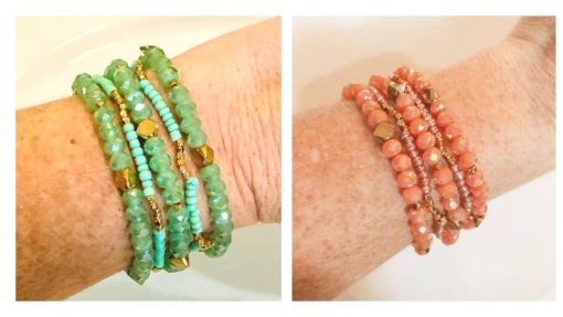 Diamonds in the Rough Beaded Stretch Bracelets - Image 4