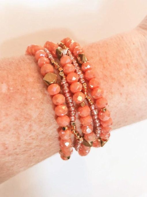 Diamonds in the Rough Beaded Stretch Bracelets - Image 5