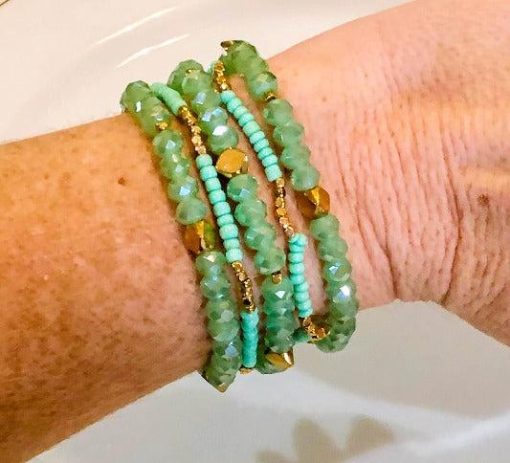 Diamonds in the Rough Beaded Stretch Bracelets - Image 6