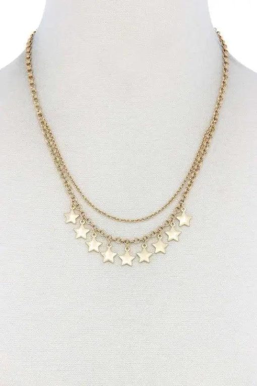 Star Charm Dangle Necklace Jewelry - Image 3