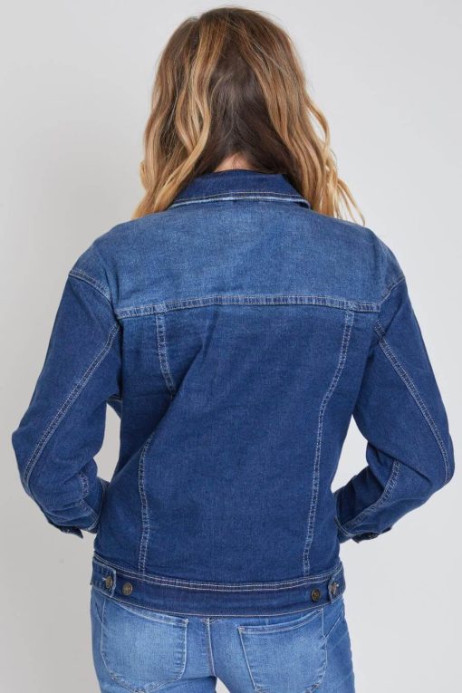 Drop Shoulder Boyfriend Denim Jacket - Image 4