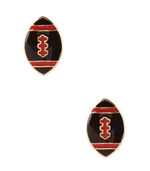 Epoxy Football Stud Earrings | Stud Earrings - Image 4