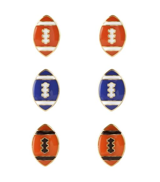 Epoxy Football Stud Earrings | Stud Earrings - Image 6