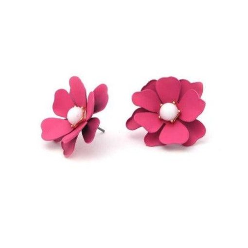 Flower Blossom Stud Earrings Jewelry