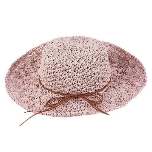 Foldable Raffia Straw Hat - Image 3
