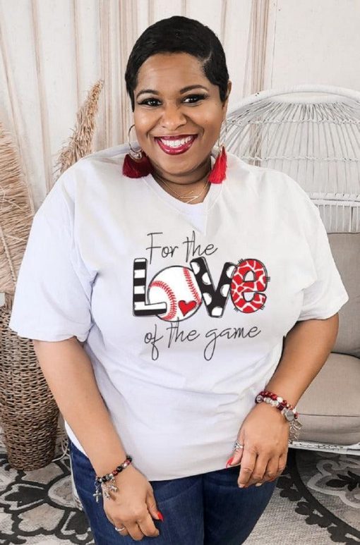 For the Love of the Game Baseball Graphic Tee - Image 4