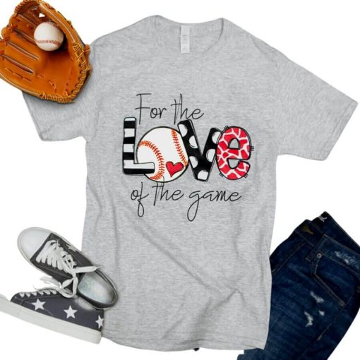 For the Love of the Game Baseball Graphic Tee - Image 5