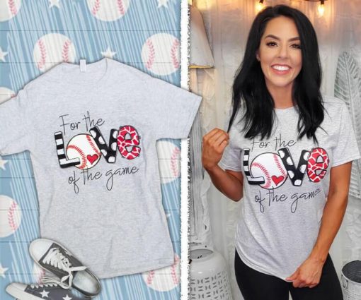 For the Love of the Game Baseball Graphic Tee - Image 6