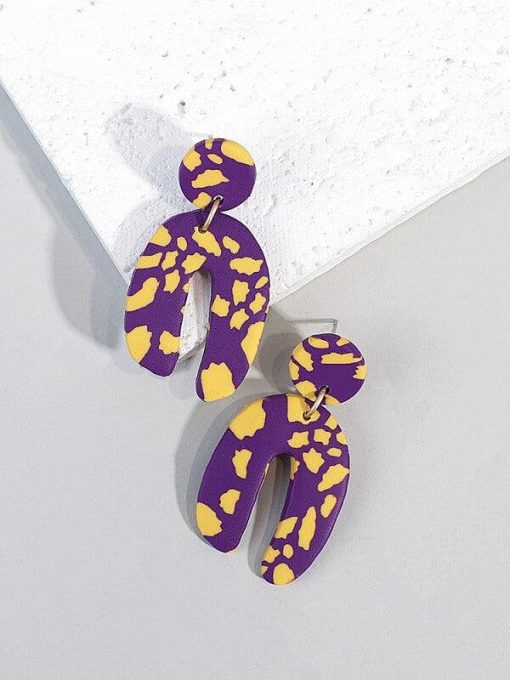 Gameday Glory Polymer Clay Arch Earrings - Image 5