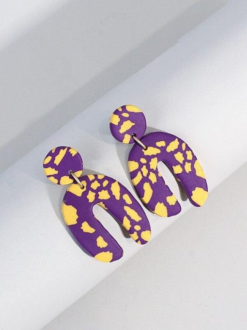 Gameday Glory Polymer Clay Arch Earrings - Image 6