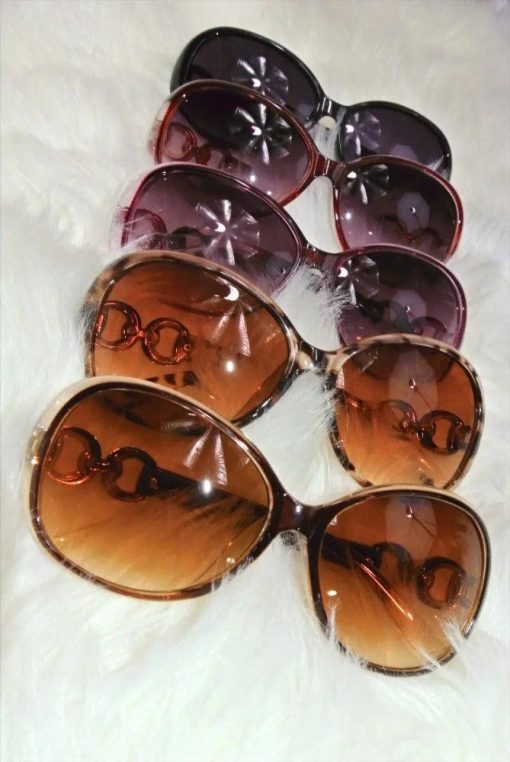 Glamourous Round Chain-Link Sunglasses Sunglasses - Image 5