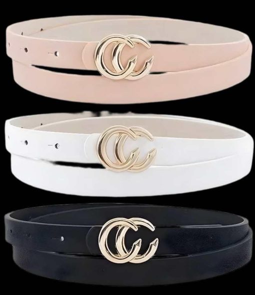 Gold Detailed Belt Women's Belts - Image 3